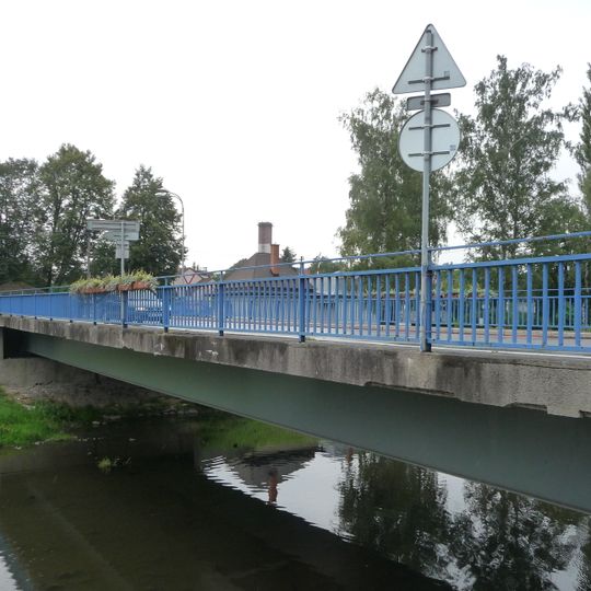 Bridge over the Lubina near railway station in Příbor