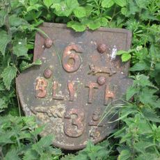 Milepost, Collywell Bay Road, Seaton Sluice
