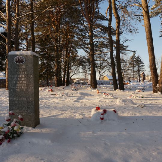 War cemetery in Novaya Ladoga