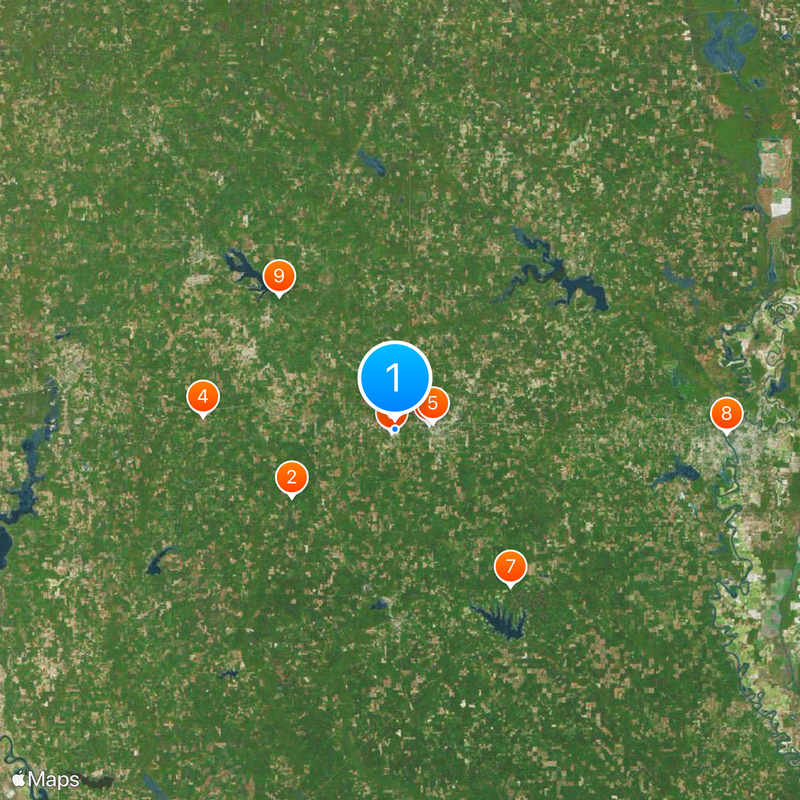 Grambling State University Map