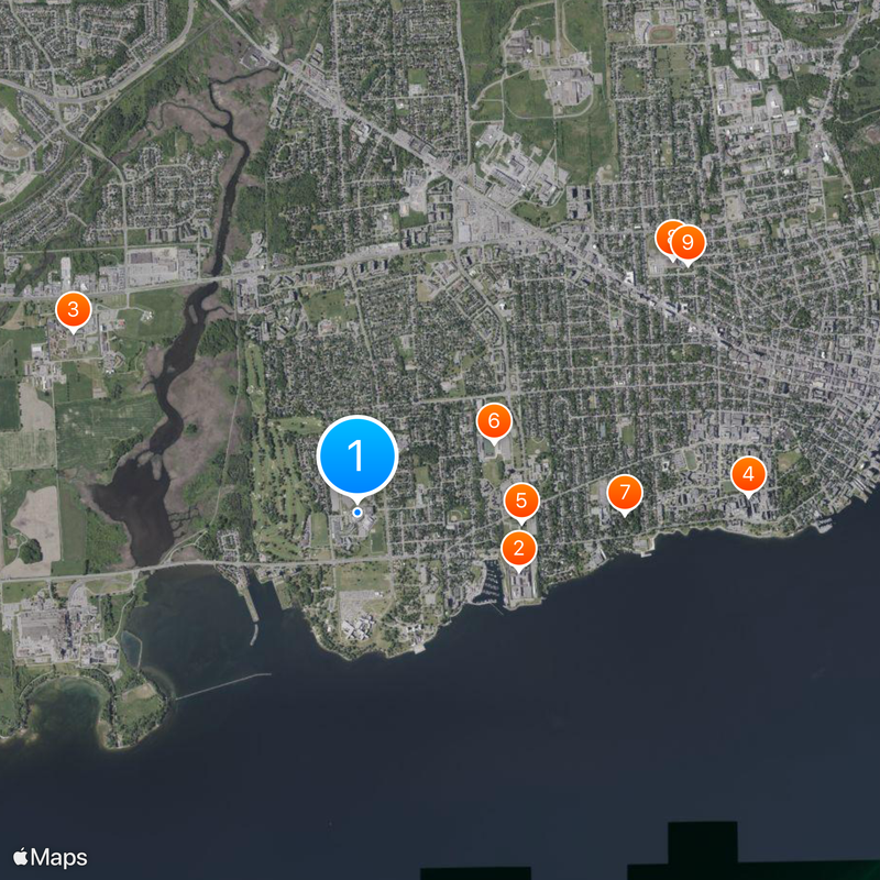 St. Lawrence College Map