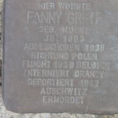 Stolperstein à la mémoire de Fanny Greif