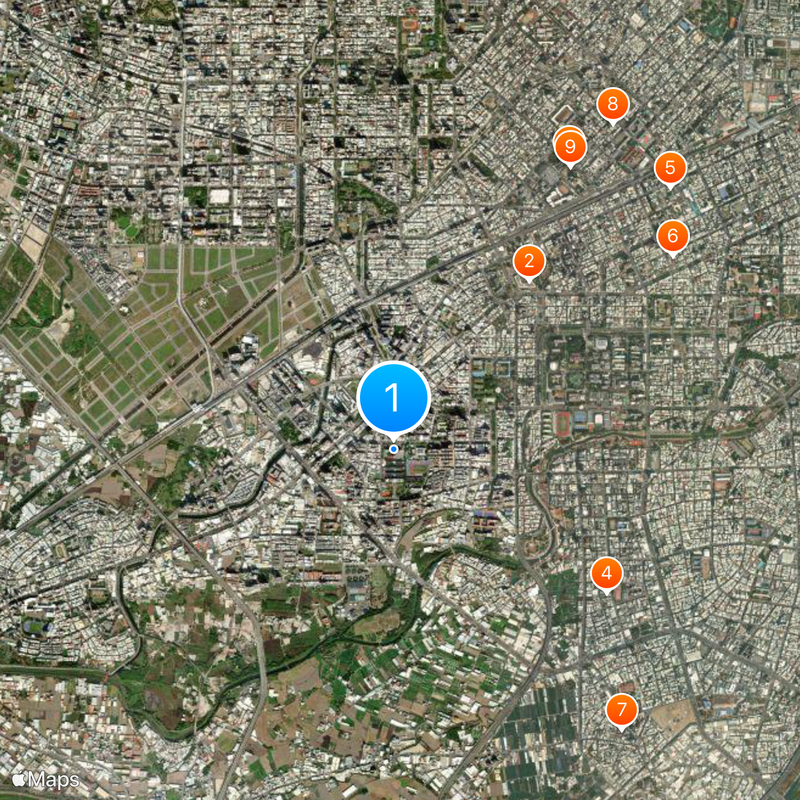 Taichung Municipal Taichung Industrial High School Map