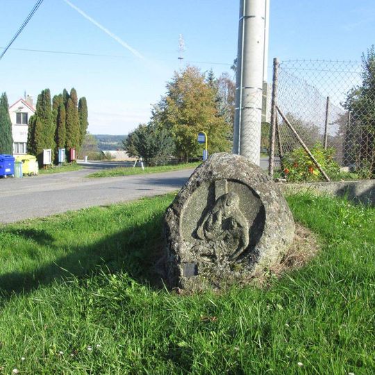 Kámen u křížové cesty u Kuní - 13. zastavení