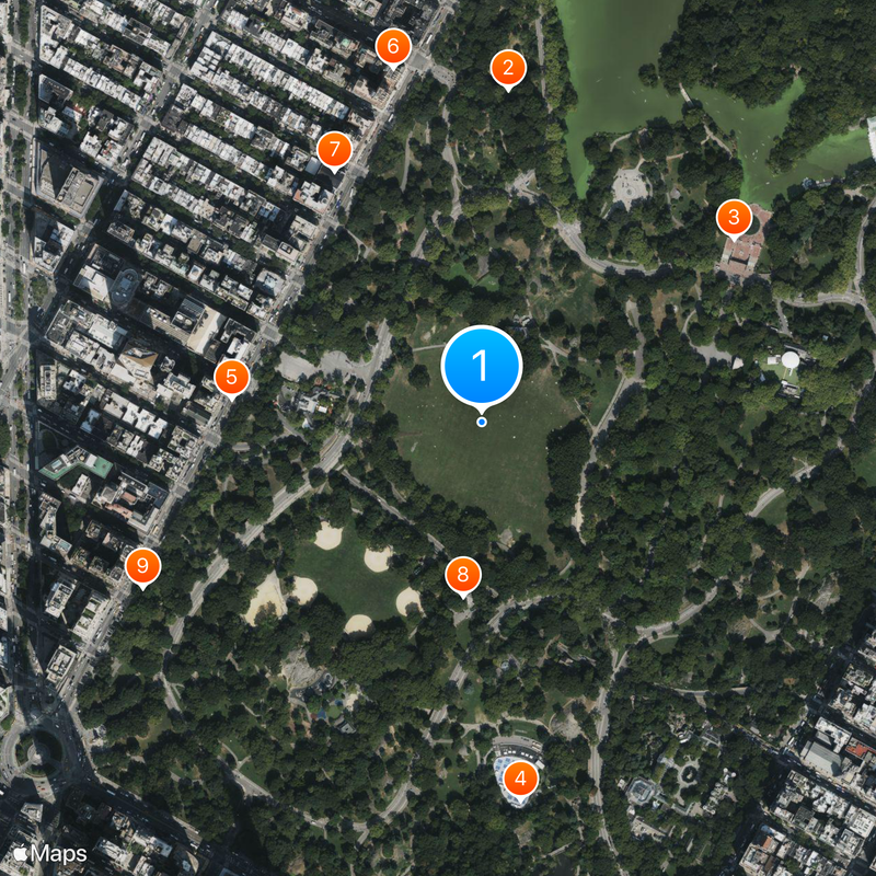 Sheep Meadow Map
