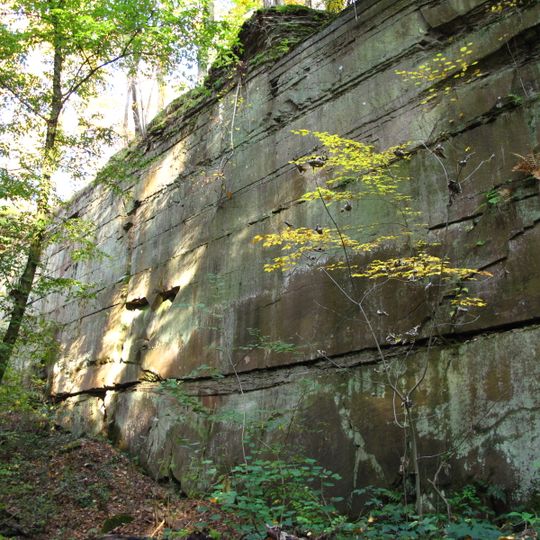 Schilfsandsteinbruch beim Jägerhaus mit Umgebung