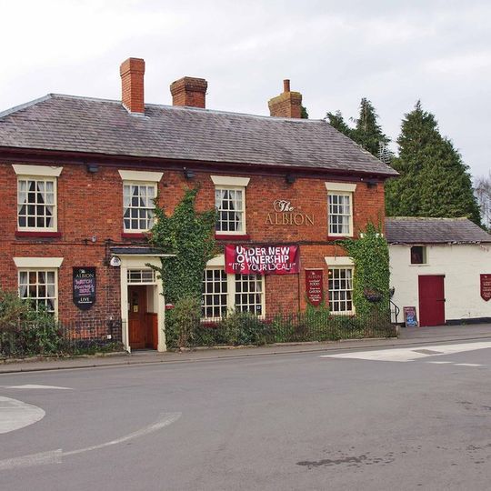 The Albion Public House And Adjoining Stables To East