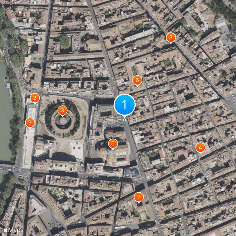 Via del Corso Map