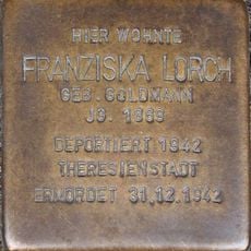 Stolperstein en memoria de Franziska Lorsch
