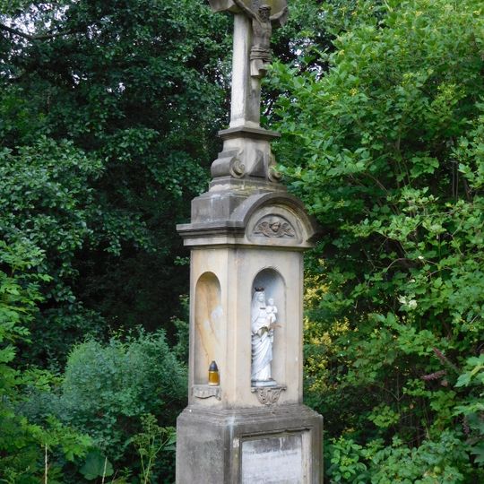 Wayside cross in Horní Brusnice