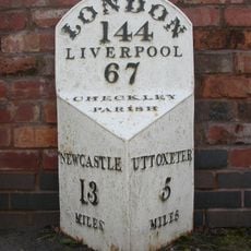 Milepost at Green Park