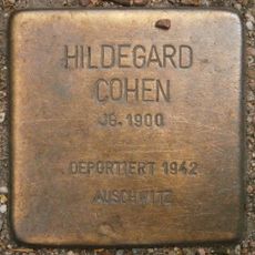 Stolperstein dedicated to Hildegard Cohen