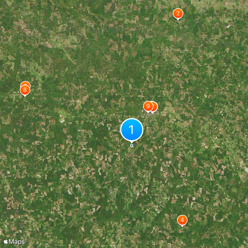 Hrabstwo Butler Mapa