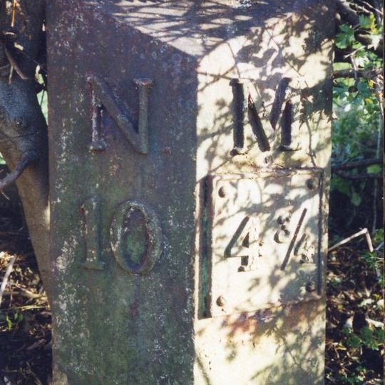 Milepost East Of Road 80 Metres South Of Swan Farmhouse