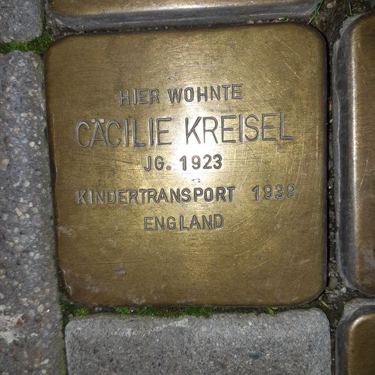 Stolperstein en memoria de Cäcilie Überleb. Kreisel