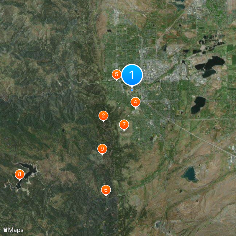 University of Colorado Boulder Map