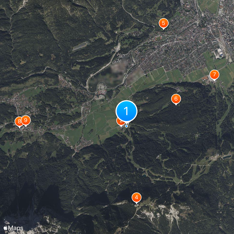 Kandahar Downhill Piste Map