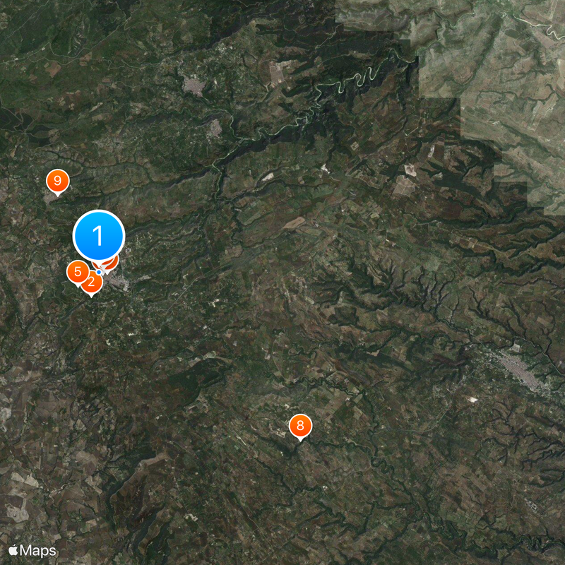 Palazzolo Acreide Mapa