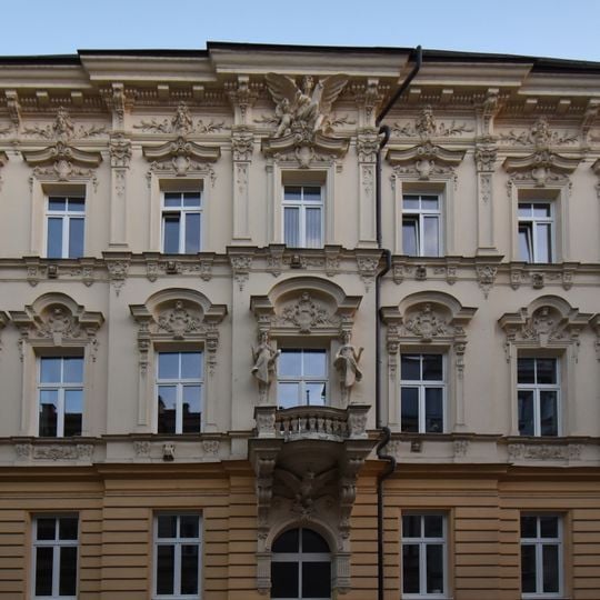 Výzdoba domu Nerudova 25