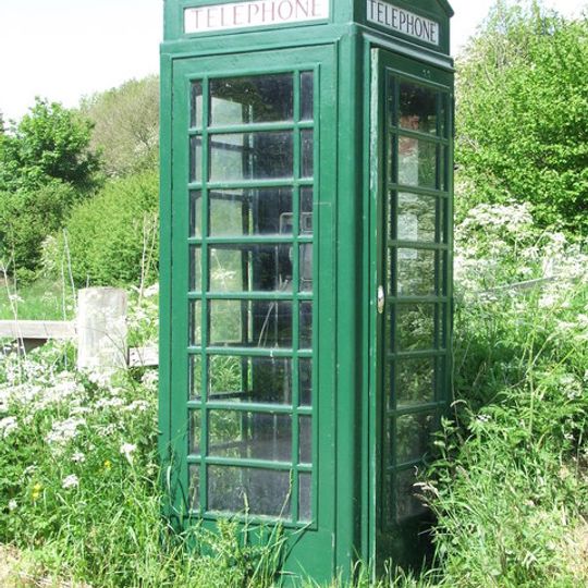 Green K6 Telephone Kiosk At Fangdale Beck Junction