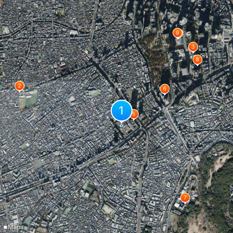 Nuevo teatro nacional Mapa