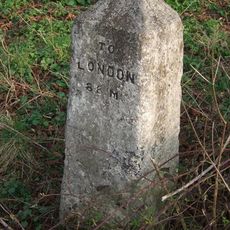 Milestone, Bury Road, Alecock's Grave