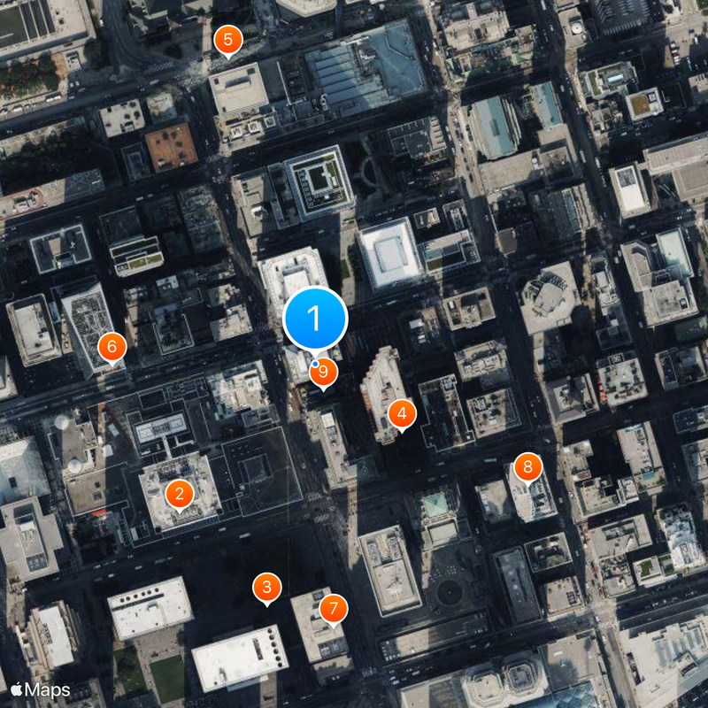 The Adelaide Hotel Toronto Map