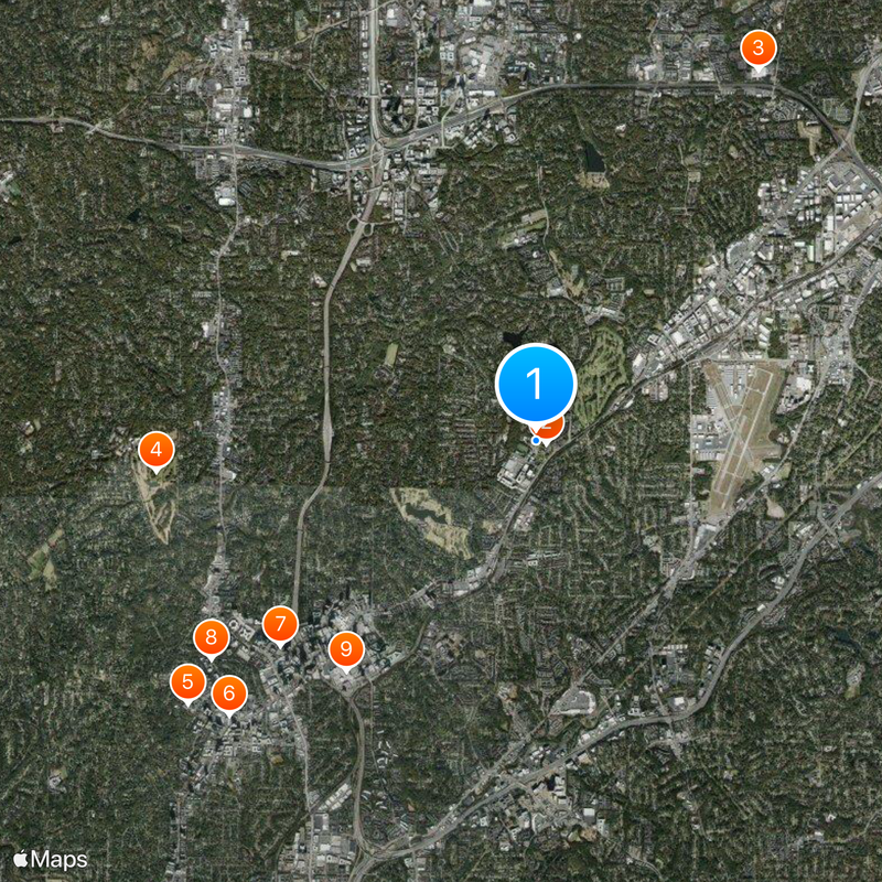 Oglethorpe University Map