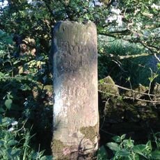Milestone on parish boundary with Tissington at NGR 189 521