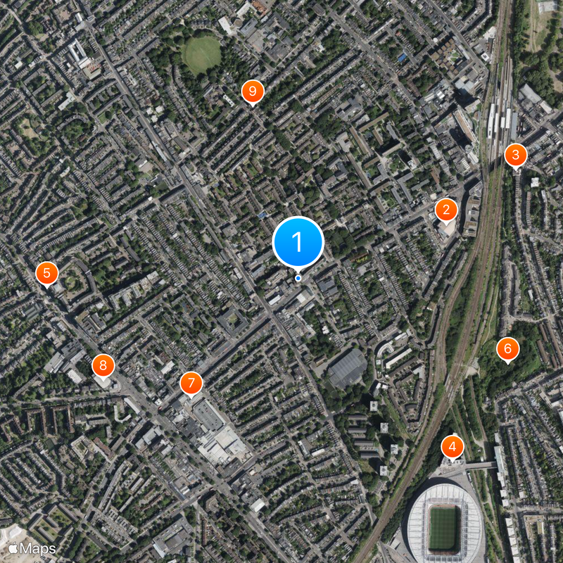 Islington North Map
