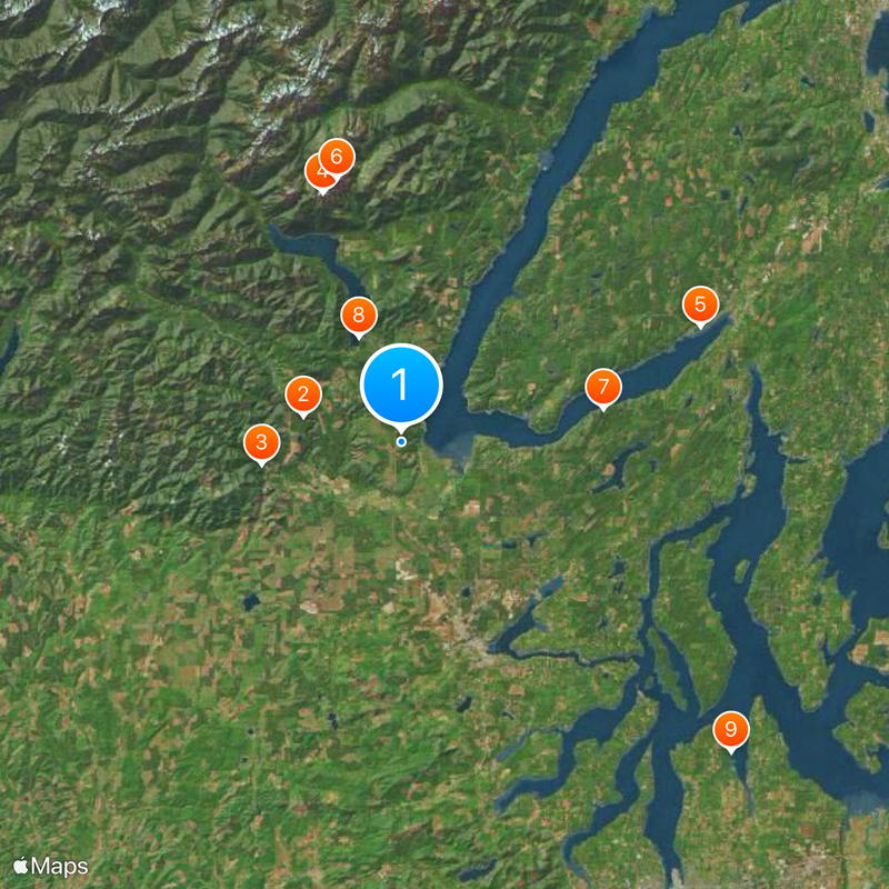 Condado de Mason Mapa