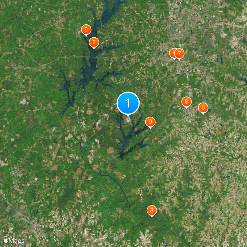 Shearon Harris Nuclear Power Plant Map