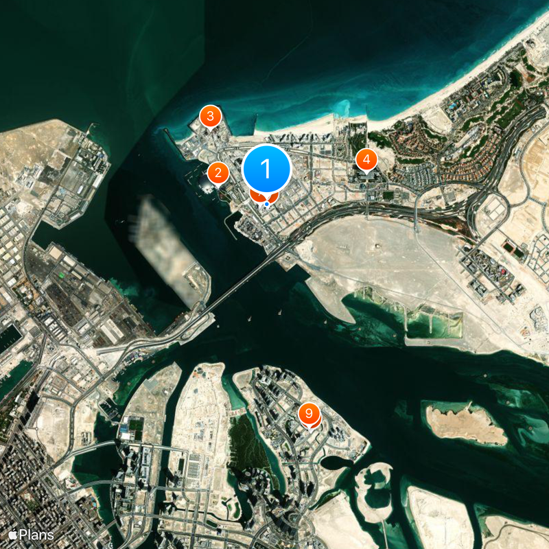 Abrahamic Family House Kaart