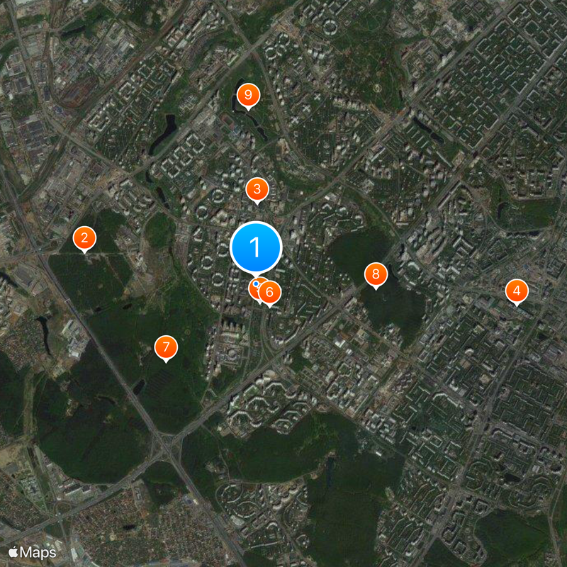 Moscow State Pedagogical University Map
