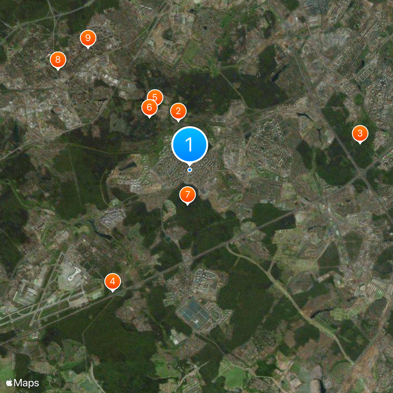Novoperedelkino Map