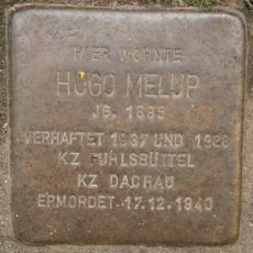 Stolperstein dedicated to Hugo Melup