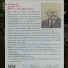 GLIEM Tafel 95 Wilhelm Hirte, Ortschronist und Ehrenbürger