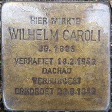 Stolperstein dedicated to Wilhelm Caroli