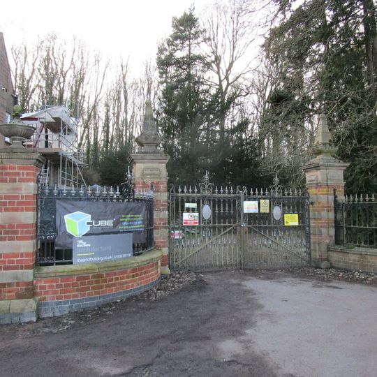 Entrance Gates, Piers And Walling At Swithland Reservoir Water Works