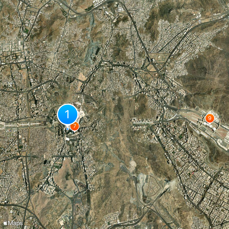 Makkah Millennium Towers Map
