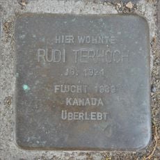 Stolperstein dedicated to Rudi Terhoch