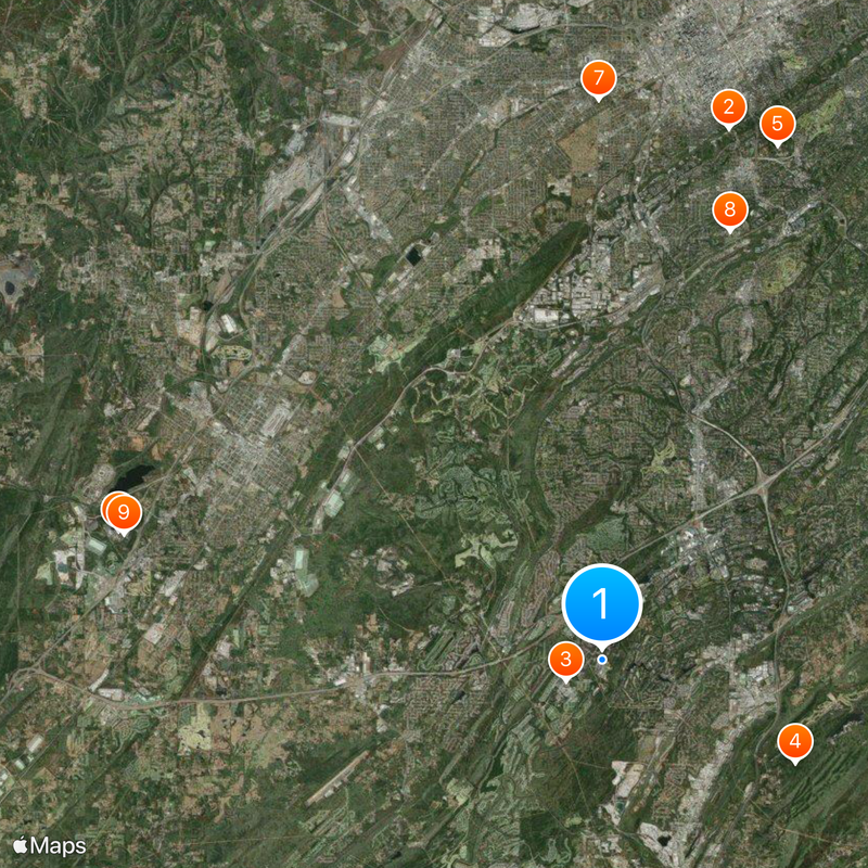Hoover High School Map