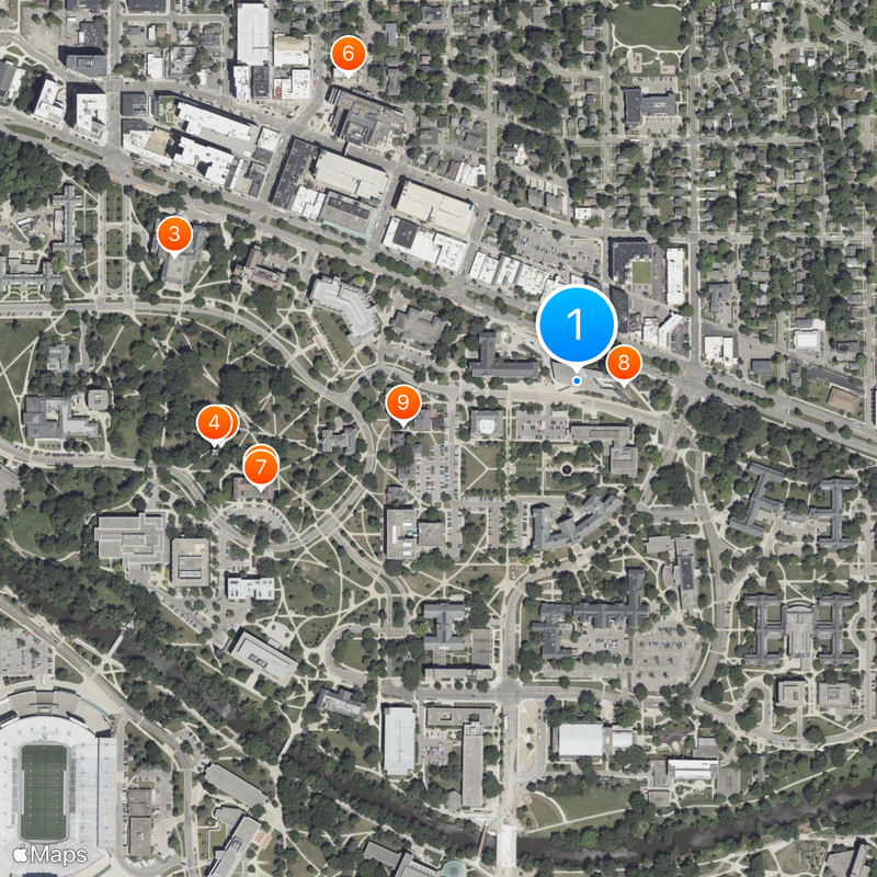 Eli and Edythe Broad Art Museum Mapa