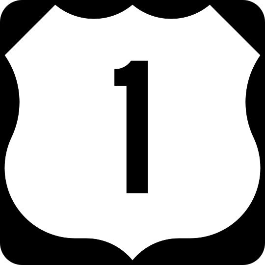 U.S. Route 1 in Maine