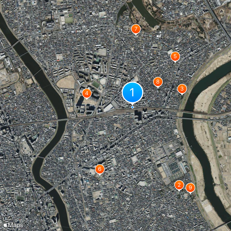 Kanamachi Station Map