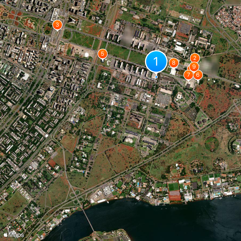 Palazzo Itamaraty Mappa