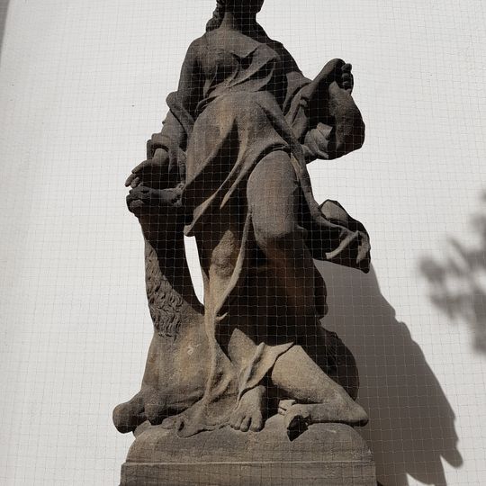 Statue of Diana in the Wallenstein Garden