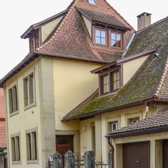 Einfriedung Burggasse 9 in Rothenburg ob der Tauber