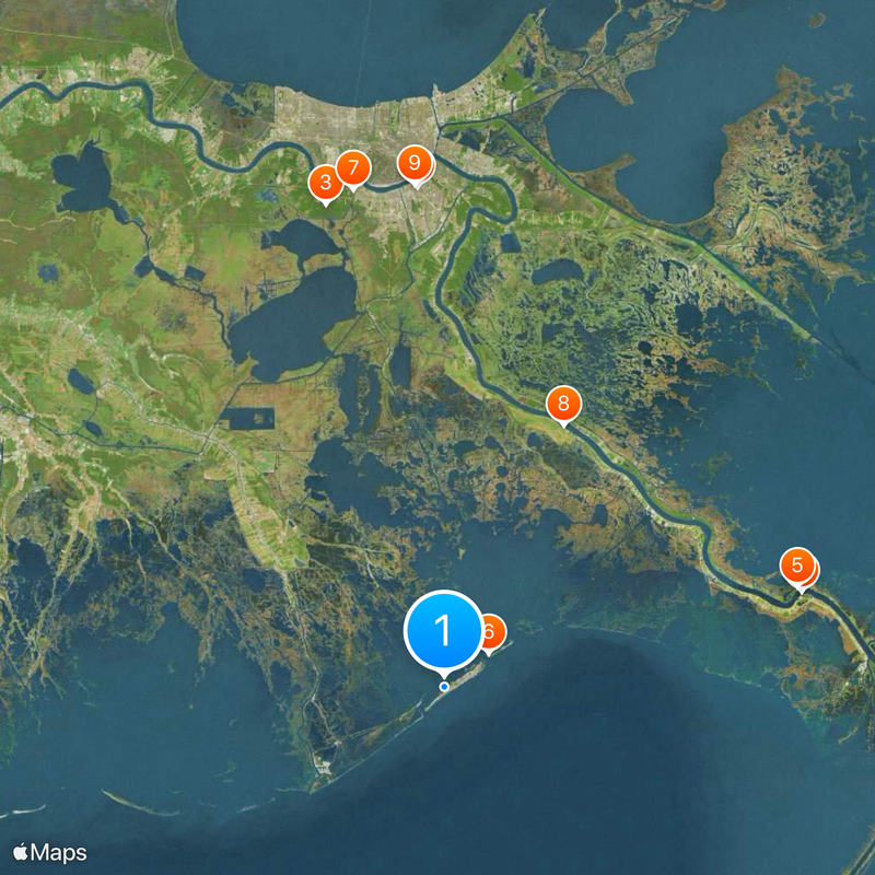 Grand Isle Map