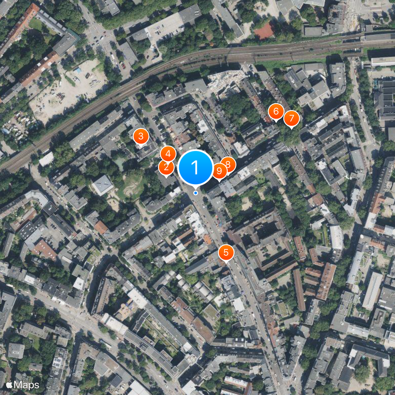 Schanzenviertel Map